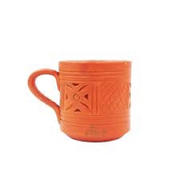 Natural clay coffee mug - Image 3