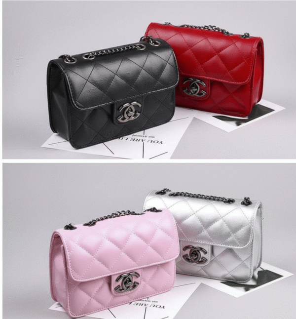 Luxury Quilted Leather Crossbody Bag – Premium Imported Collection