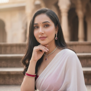 Chiffon Silk Saree(Cotton silk)