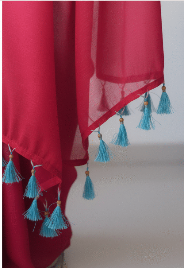 Chiffon Silk Saree(Cotton silk) - Image 3
