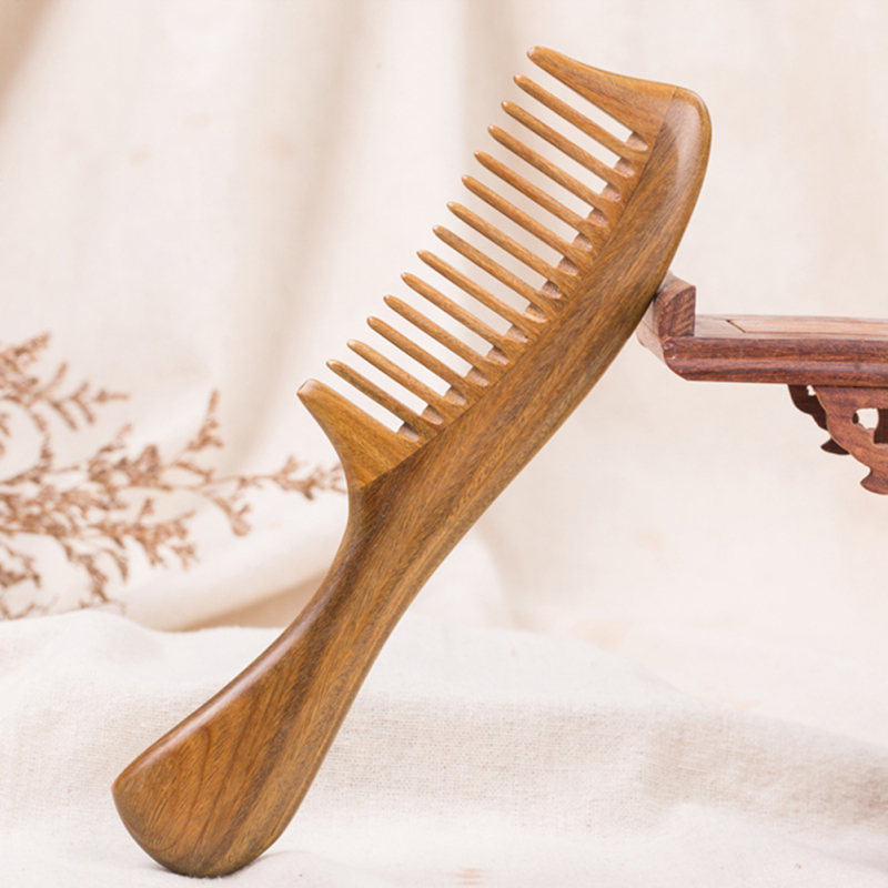 Handcrafted wooden comb