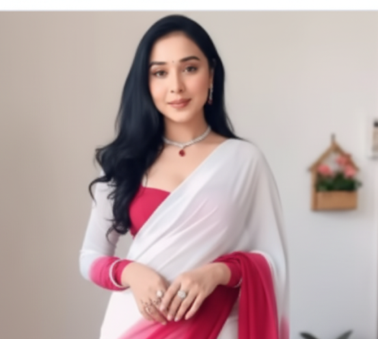 Chiffon Silk Saree(Cotton silk) - Image 2