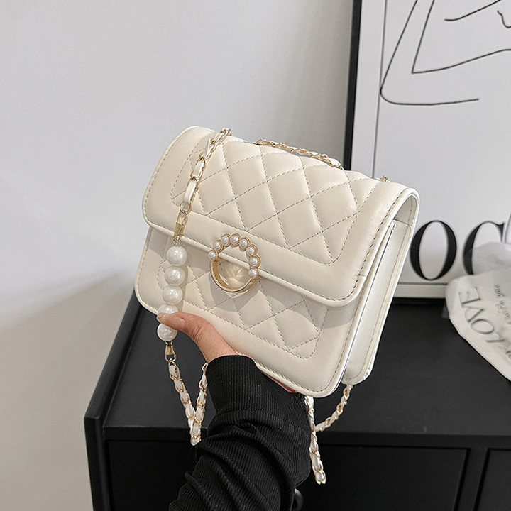Chain pearl shoulder bag(Korean style) - Image 3